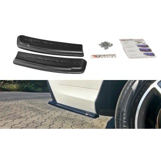 Heck Ansatz Flaps Diffusor passend für Mercedes GLE W166 AMG-Line schwarz matt