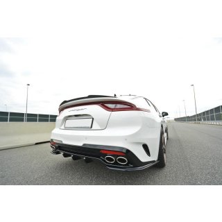 Diffusor Heck Ansatz passend für KIA STINGER GT Carbon Look