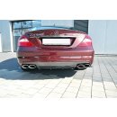 Diffusor Heck Ansatz passend für Mercedes CLS C219 55AMG schwarz matt