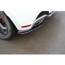 Heck Ansatz Flaps Diffusor passend für RENAULT CLIO MK4 RS  schwarz matt