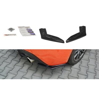 Heck Ansatz Flaps Diffusor V.1 passend für TOYOTA GT86 FACELIFT  schwarz matt