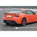 Heck Ansatz Flaps Diffusor V.1 passend für TOYOTA GT86 FACELIFT  schwarz Hochglanz