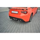 Heck Ansatz Flaps Diffusor V.1 passend für TOYOTA GT86 FACELIFT  schwarz Hochglanz