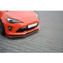 Front Ansatz V.4 passend für TOYOTA GT86 FACELIFT schwarz Hochglanz