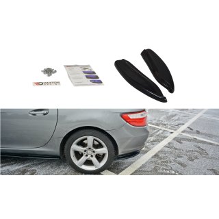 Heck Ansatz Flaps Diffusor V.1 passend für Mercedes SLK R172 schwarz matt