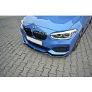 Front Ansatz V.2 passend für BMW 1er F20/F21 M-Power schwarz matt