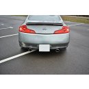 Heck Ansatz Flaps Diffusor passend für INFINITI G35 COUPE Carbon Look