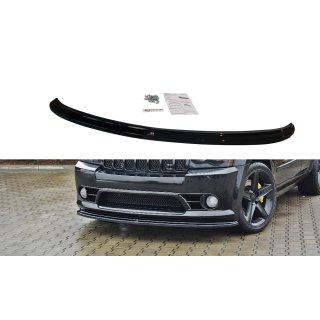 Front Ansatz V.1 passend für JEEP GRAND CHEROKEE WK STR8 schwarz matt