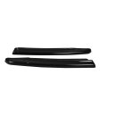 Heck Ansatz Flaps Diffusor passend für Mercedes CLA C117 AMG-LINE FACELIFT schwarz matt