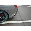 Heck Ansatz Flaps Diffusor passend für Mercedes CLA C117 AMG-LINE FACELIFT schwarz Hochglanz