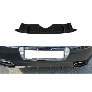 Diffusor Heck Ansatz passend für BENTLEY CONTINENTAL GT schwarz matt