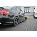 Seitenschweller Ansatz passend für Mercedes E63 AMG W212  schwarz matt