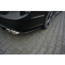 Heck Ansatz Flaps Diffusor passend für Mercedes E63 AMG W212  schwarz matt