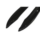 Heck Ansatz Flaps Diffusor passend für Mercedes E63 AMG W212  schwarz matt