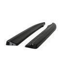 Heck Ansatz Flaps Diffusor passend für Mercedes E63 AMG W212  schwarz matt