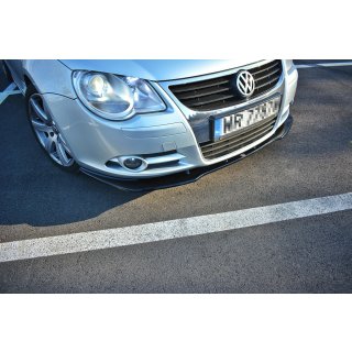 Front Ansatz V.1 passend für VW EOS schwarz Hochglanz