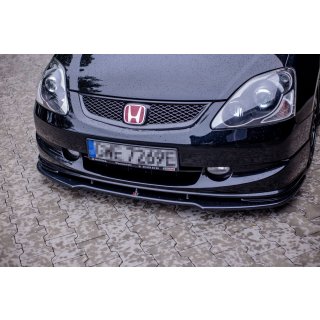 Front Ansatz V.1 passend für HONDA CIVIC EP3 (MK7) TYPE-R/S FACELIFT  schwarz Hochglanz