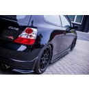 Seitenschweller Ansatz passend für HONDA CIVIC EP3 (MK7) TYPE-R/S FACELIFT schwarz matt