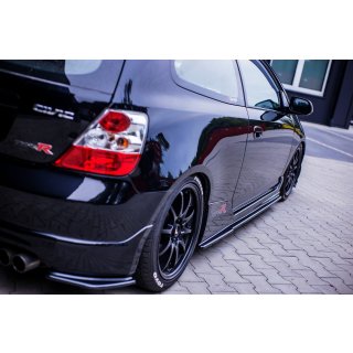 Seitenschweller Ansatz passend für HONDA CIVIC EP3 (MK7) TYPE-R/S FACELIFT Carbon Look