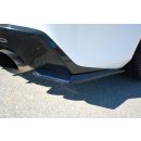 Heck Ansatz Flaps Diffusor passend für CHEVROLET CAMARO 6TH-GEN. PHASE-I 2SS COUPE schwarz matt