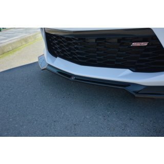 Front Ansatz V.1 passend für CHEVROLET CAMARO 6TH-GEN. PHASE-I 2SS COUPE schwarz Hochglanz