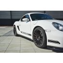 Seitenschweller Ansatz passend für PORSCHE CAYMAN S 987C  Carbon Look