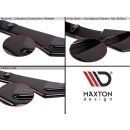 Heck Ansatz Flaps Diffusor passend für PORSCHE CAYMAN S 987C  schwarz matt