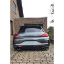 Diffusor Heck Ansatz passend für VOLKSWAGEN SCIROCCO MK.3 R FACELIFT schwarz matt