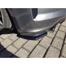 Heck Ansatz Flaps Diffusor passend für VOLKSWAGEN SCIROCCO MK.3 R FACELIFT schwarz Hochglanz