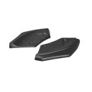 Heck Ansatz Flaps Diffusor passend für VOLKSWAGEN SCIROCCO MK.3 R FACELIFT schwarz matt