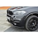 Front Ansatz V.1 passend für BMW X5 F15 M50d schwarz matt