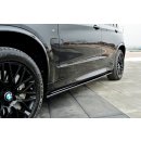 Seitenschweller Ansatz passend für BMW X5 F15 M50d Carbon Look