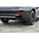 Heck Ansatz Flaps Diffusor passend für BMW X5 F15 M50d Carbon Look