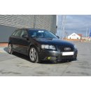 Seitenschweller Ansatz passend für Audi A3 Sportback 8P / 8P Facelift schwarz Hochglanz