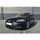 Front Ansatz passend für Audi A3 S-Line 8P schwarz Hochglanz