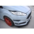 Scheinwerfer Blenden Böser Blick V.2 passend für Ford Fiesta ST / ST-Line / Standard Mk7 FL schwarz Hochglanz