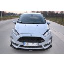 Scheinwerfer Blenden Böser Blick V.1 passend für Ford Fiesta ST / ST-Line / Standard Mk7 FL schwarz Hochglanz