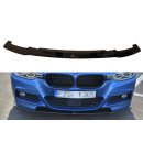 Front Ansatz passend für BMW 3er F30 FL SEDAN M-SPORT schwarz Hochglanz