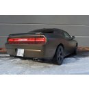 Heck Ansatz Flaps Diffusor passend für DODGE CHALLENGER MK3. PHASE-I SRT8 COUPE  Carbon Look