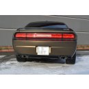 Heck Ansatz Flaps Diffusor passend für DODGE CHALLENGER MK3. PHASE-I SRT8 COUPE  schwarz Hochglanz