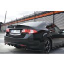 Spoiler CAP passend für HONDA ACCORD MK8. CU-Serie vor Facelift SEDAN schwarz Hochglanz