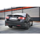 Diffusor Heck Ansatz passend für HONDA ACCORD MK8. CU-Serie vor Facelift SEDAN schwarz Hochglanz