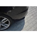 Heck Ansatz Flaps Diffusor passend für Audi A5 S-Line 8T FL Sportback  schwarz Hochglanz