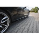 Seitenschweller Ansatz passend für Audi S5 / A5 / A5 S-Line 8T / 8T FL Sportback schwarz Hochglanz