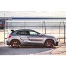 Seitenschweller Ansatz passend für Mercedes GLA 45 AMG SUV (X156) vor Facelift schwarz Hochglanz