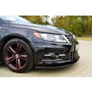 Front Ansatz passend für VOLKSWAGEN CC R-LINE schwarz matt