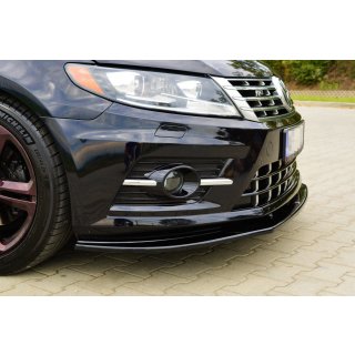 Front Ansatz passend für VOLKSWAGEN CC R-LINE Carbon Look