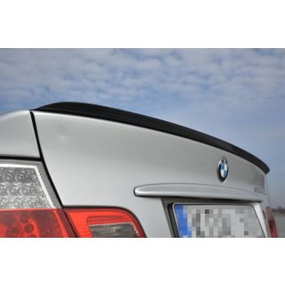 Spoiler CAP passend für BMW 3er E46 COUPE vor Facelift schwarz Hochglanz