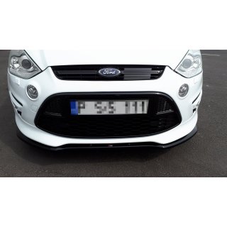 Front Ansatz passend für Ford S-Max Titanium Mk1 FL schwarz matt