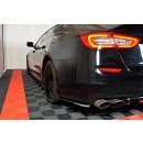 Heck Ansatz Flaps Diffusor passend für MASERATI QUATTROPORTE MK.6 vor Facelift Carbon Look